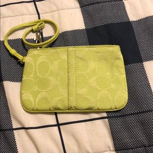 Coach wristlet